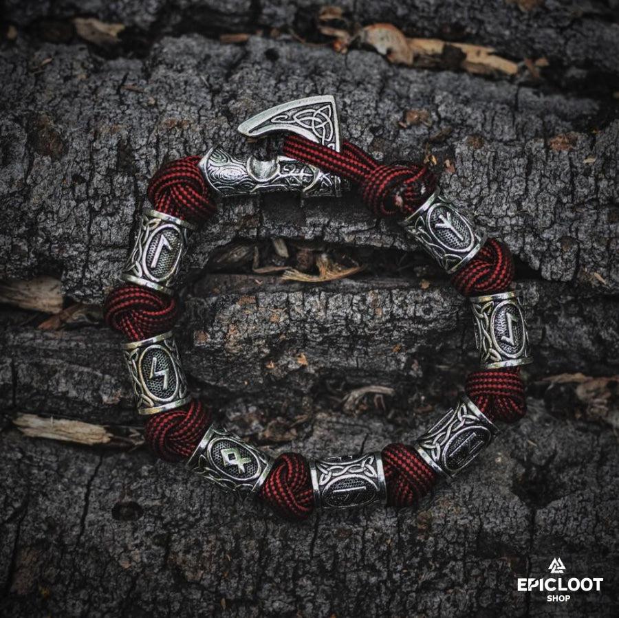Runic Viking Axe Bracelet