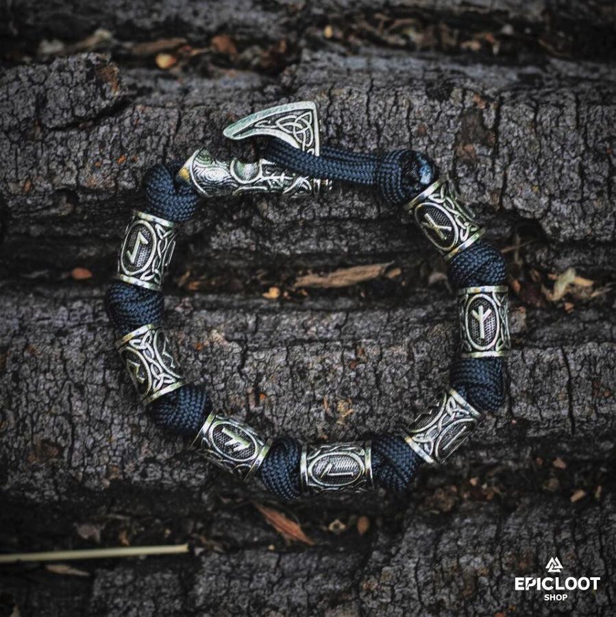 Runic Viking Axe Bracelet