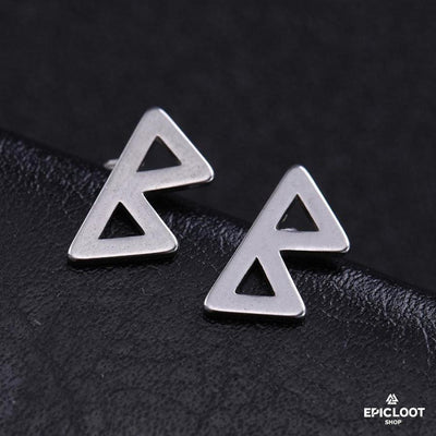 Stainless steel Nordic Rune Earring