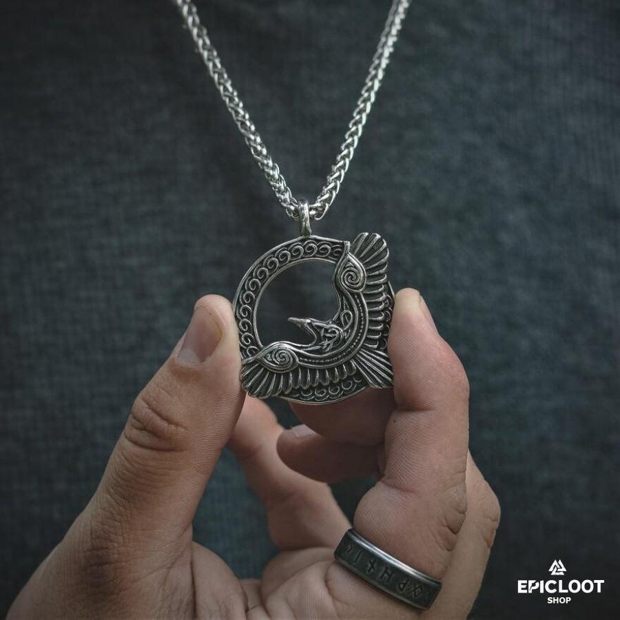 The guarding Raven Necklace
