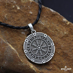 The Helm of Awe Runic Necklace