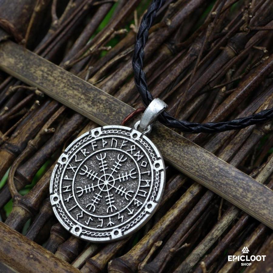 The Helm of Awe Runic Necklace