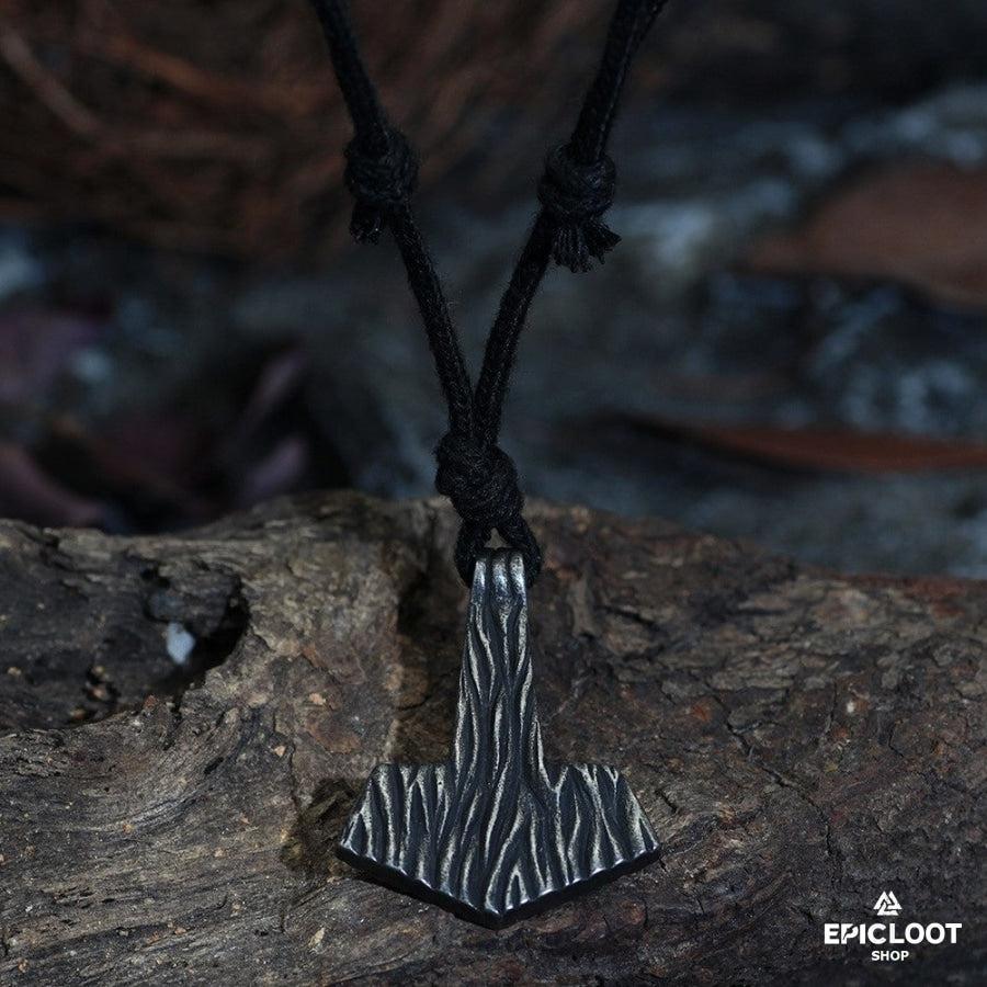 Thor Hammer Mjolnir Pendant Necklace