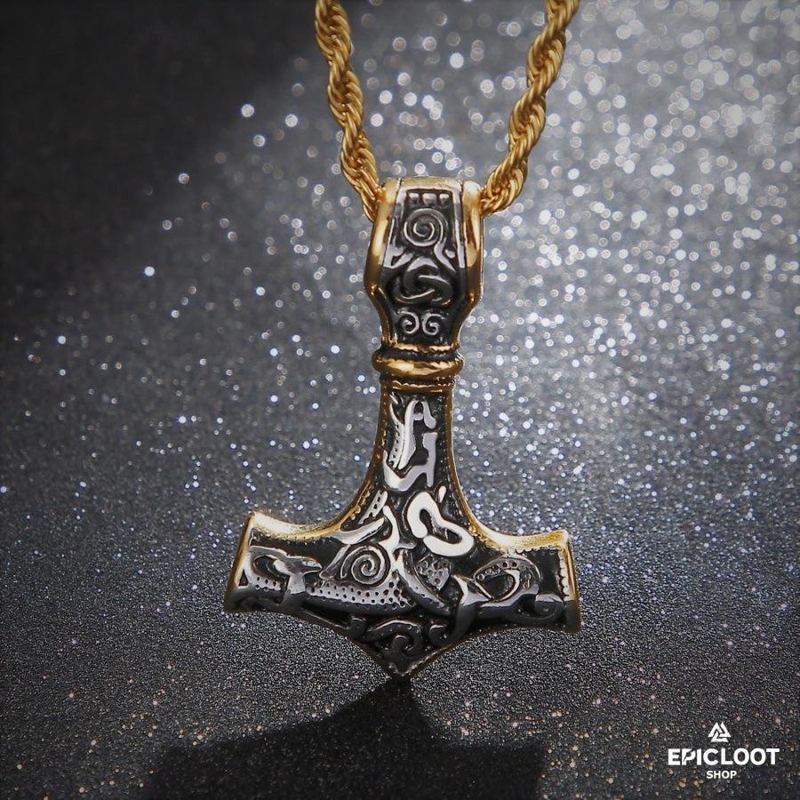 Thor's Hammer Pendant Necklace