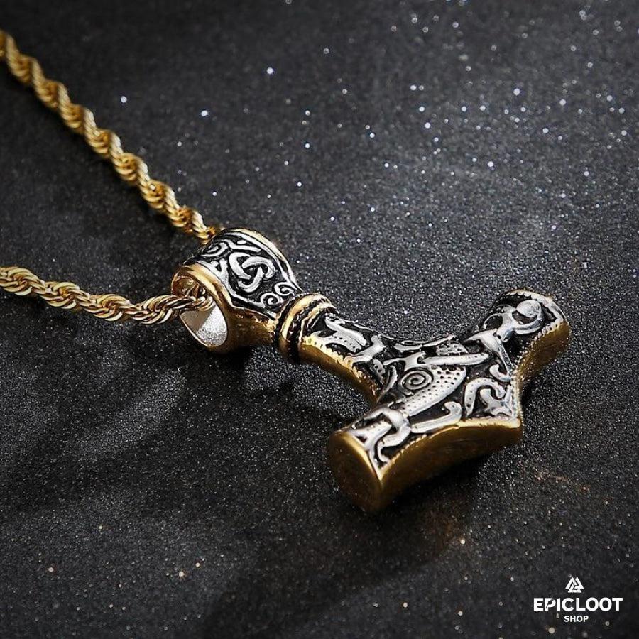 Thor's Hammer Pendant Necklace