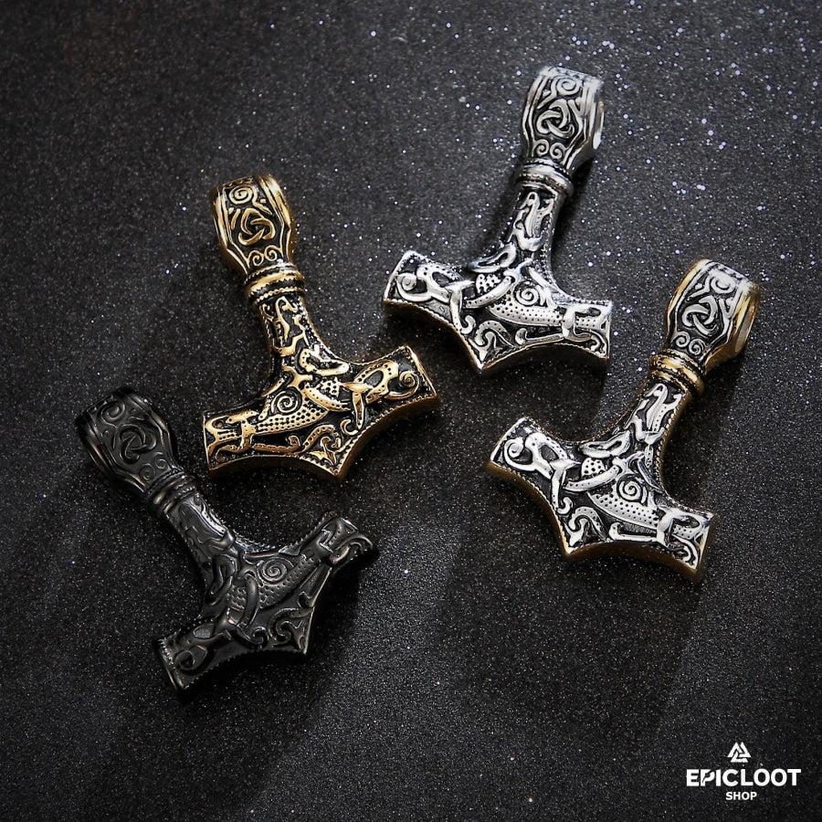 Thor's Hammer Pendant Necklace