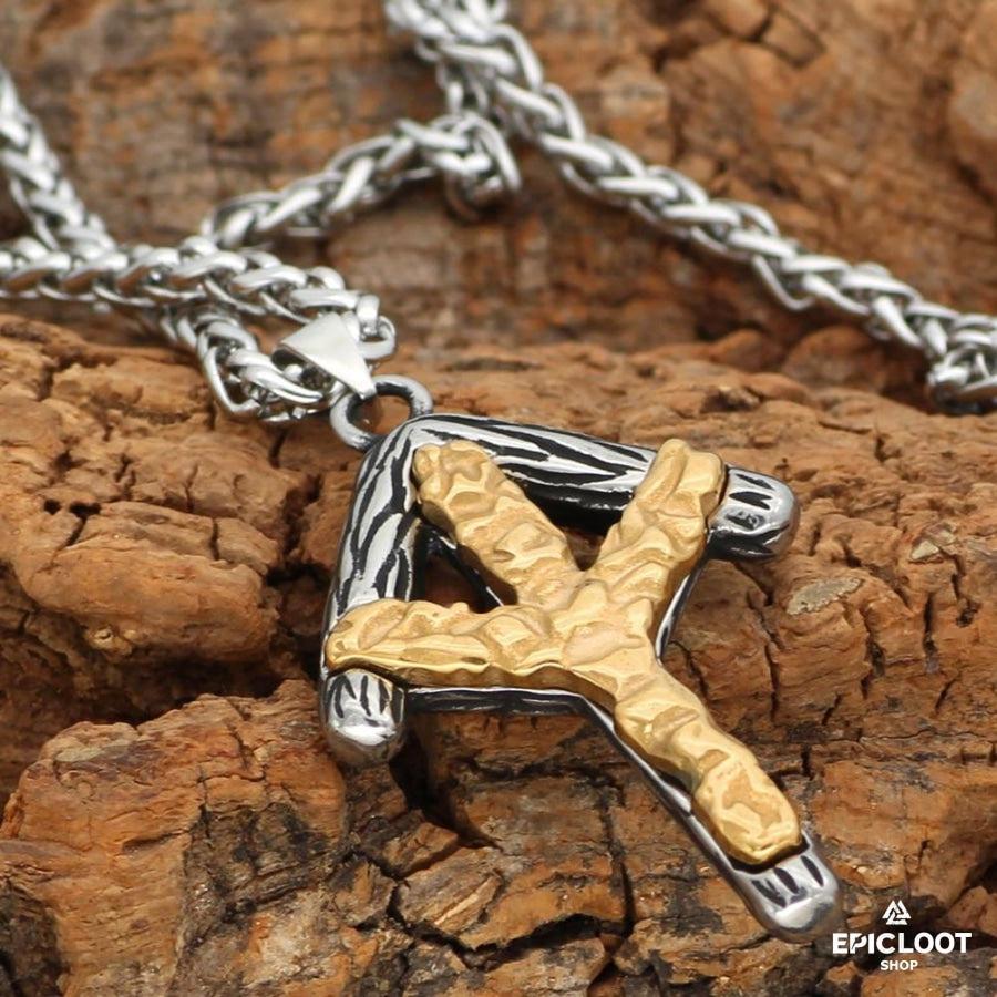 Tiwaz & Algiz Runes Necklace