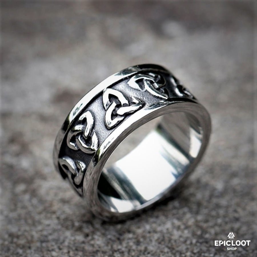 Trinity Knot Nordic Ring