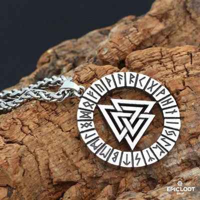 Valknut Pendant Necklace