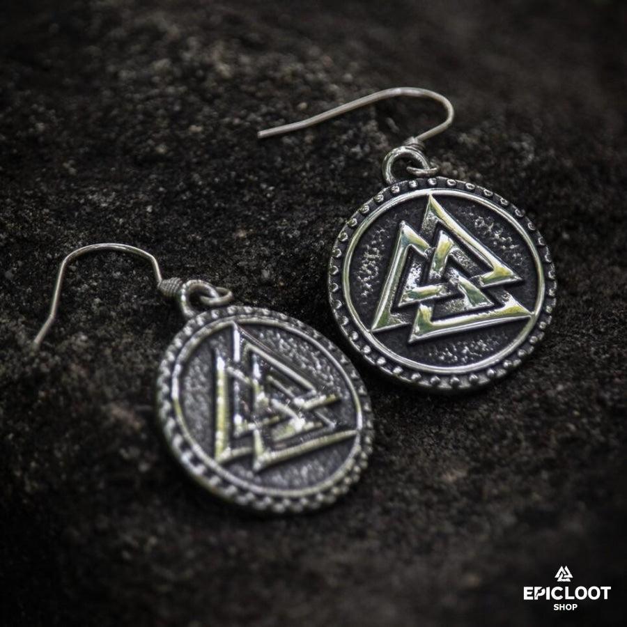 Valknut Symbol Earring