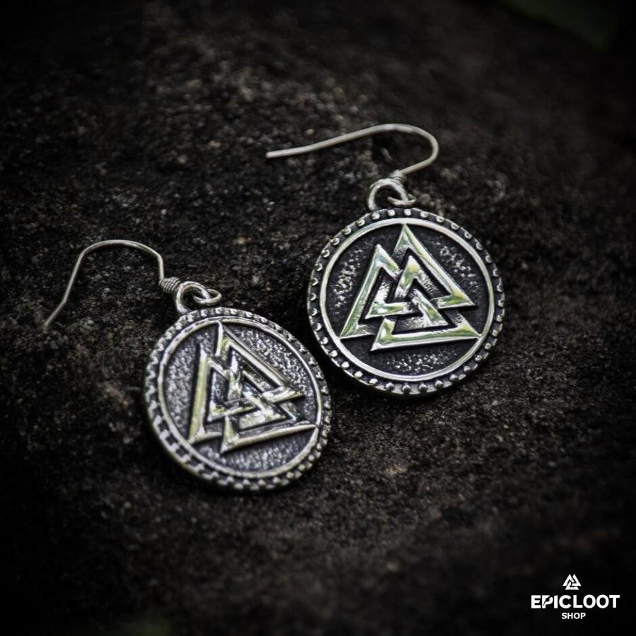 Valknut Symbol Earring