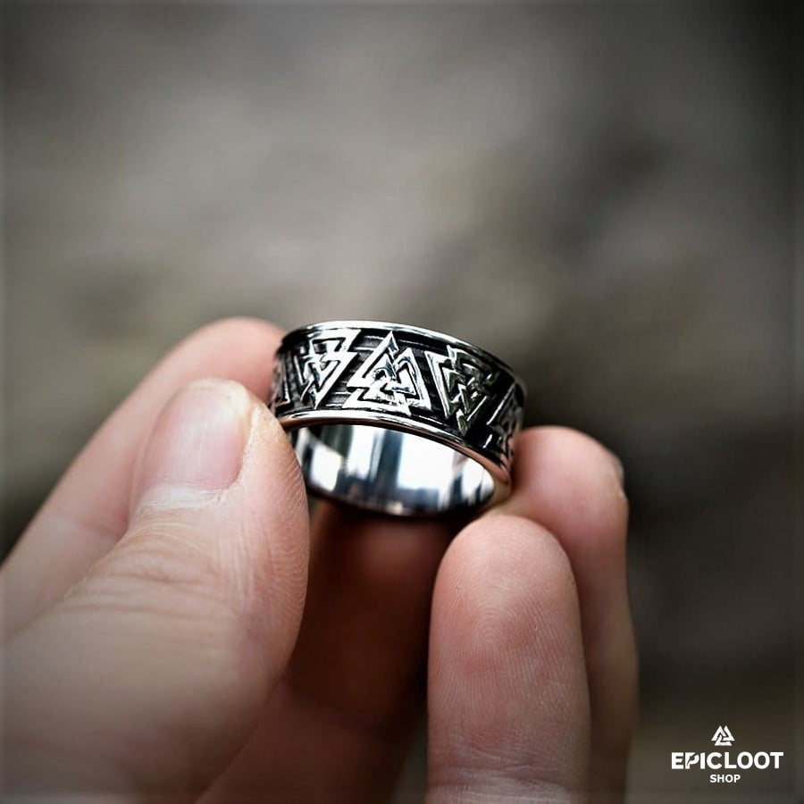 Valknut Symbol Viking Ring