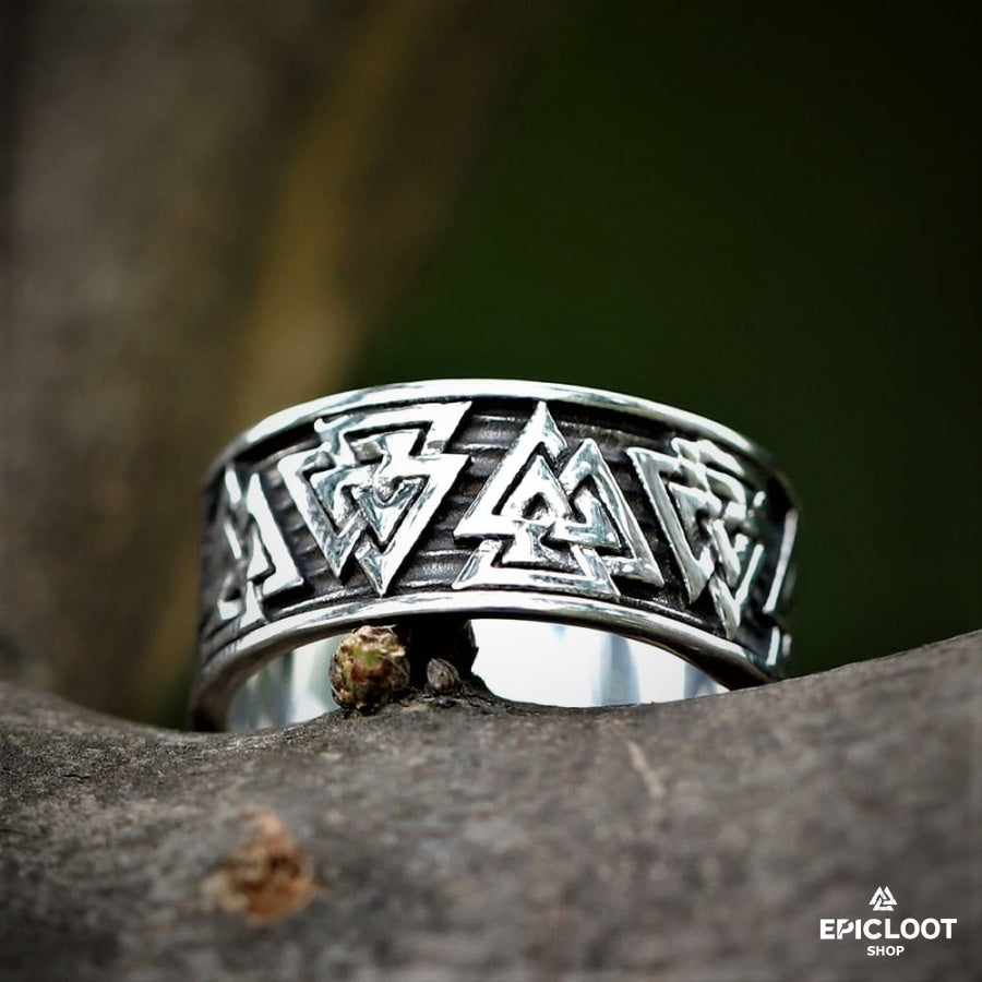 Valknut Symbol Viking Ring