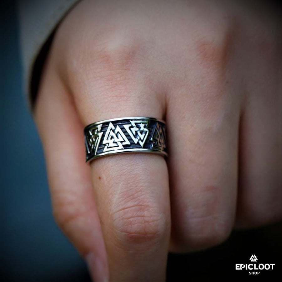 Valknut Symbol Viking Ring
