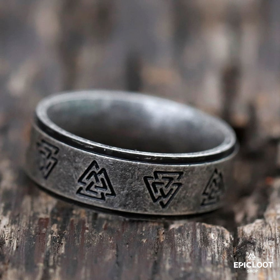 Valknut Symbol Viking Ring