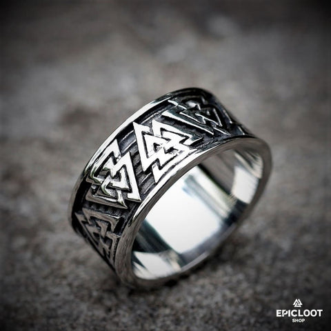 Valknut Symbol Viking Ring