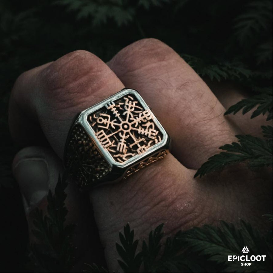 Vegvisir Yggdrasil Ring