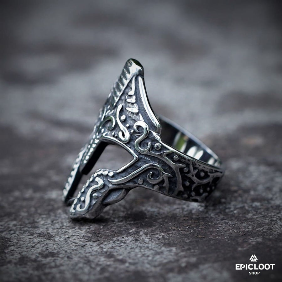 Viking Helmet Ring
