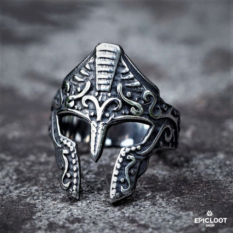 Viking Helmet Ring