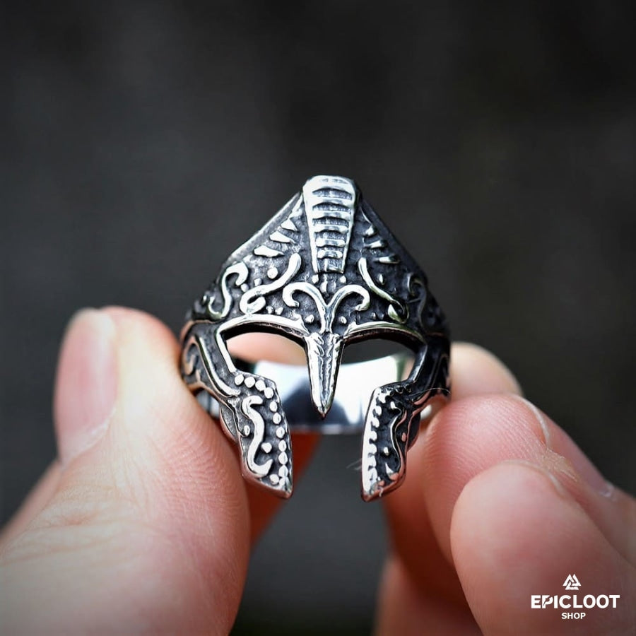 Viking Helmet Ring