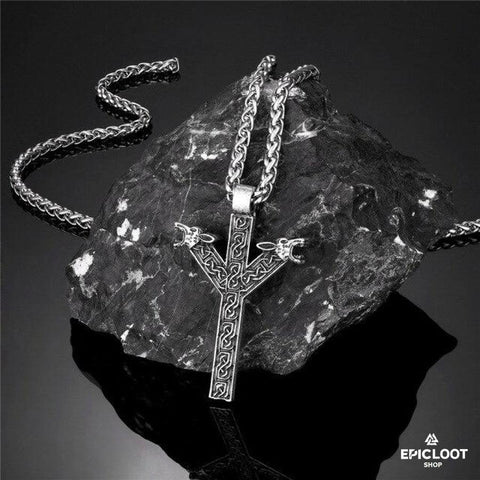 Viking Nordic Rune Pendant - Stainless steel