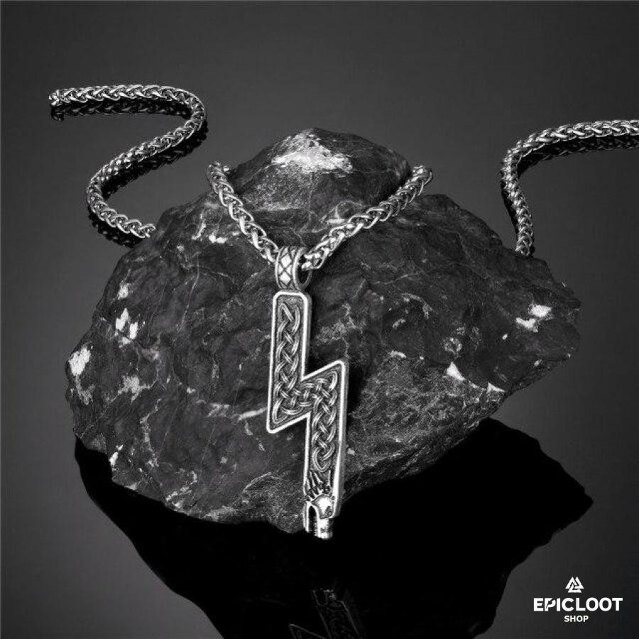 Viking Nordic Rune Pendant - Stainless steel