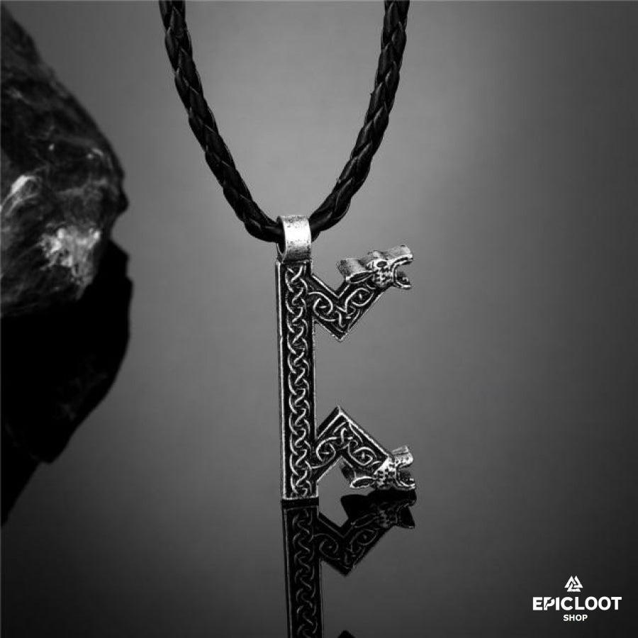 Viking Nordic Rune Pendant - Stainless steel
