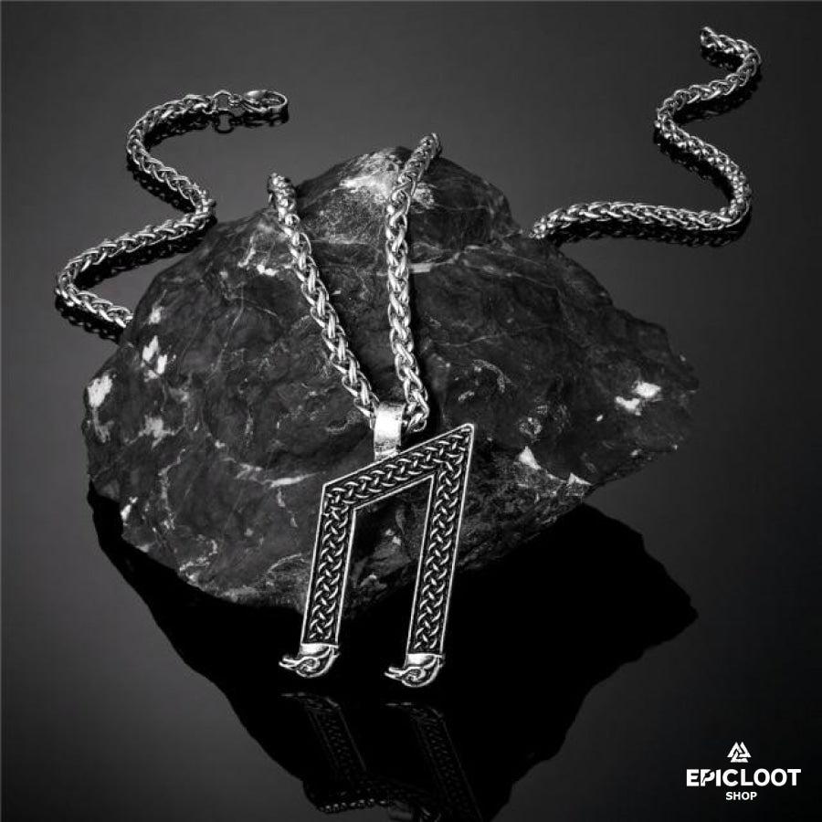 Viking Nordic Rune Pendant - Stainless steel