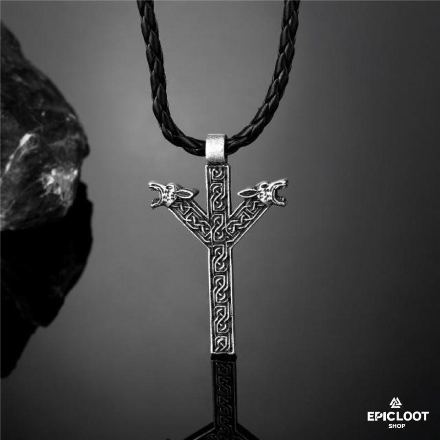 Viking Nordic Rune Pendant - Stainless steel
