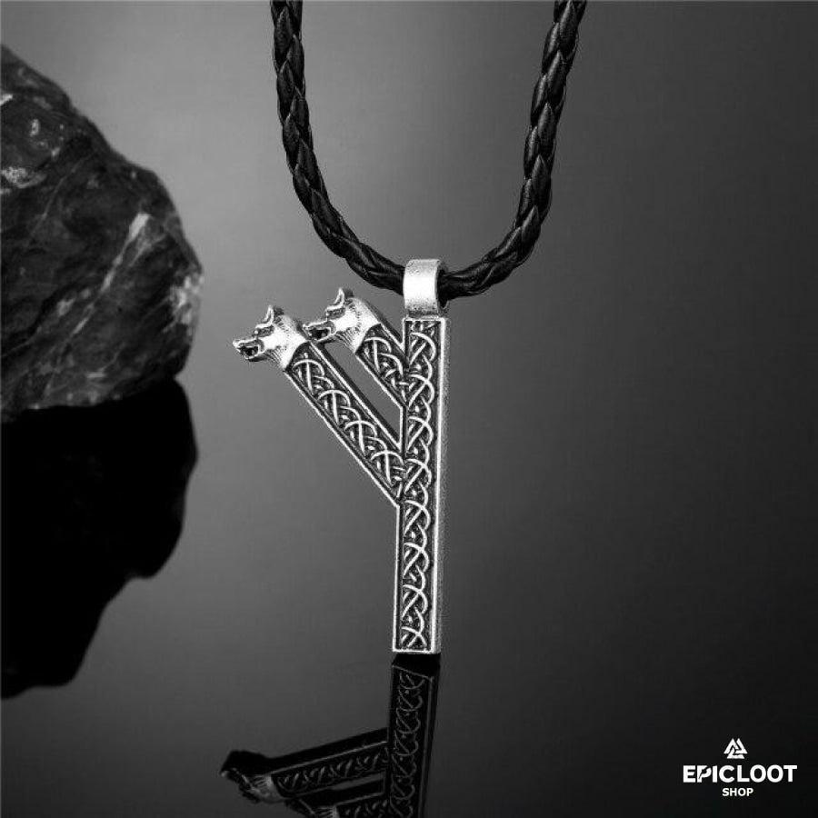 Viking Nordic Rune Pendant - Stainless steel