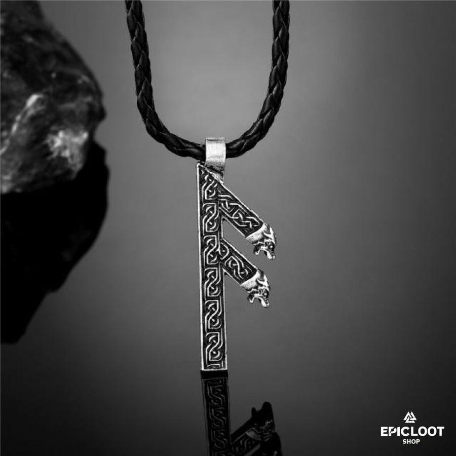 Viking Nordic Rune Pendant - Stainless steel
