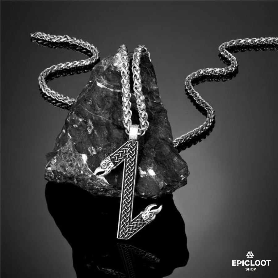 Viking Nordic Rune Pendant - Stainless steel
