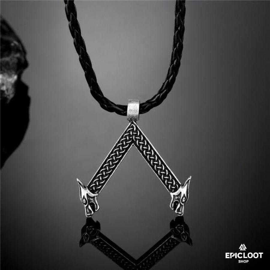 Viking Nordic Rune Pendant - Stainless steel