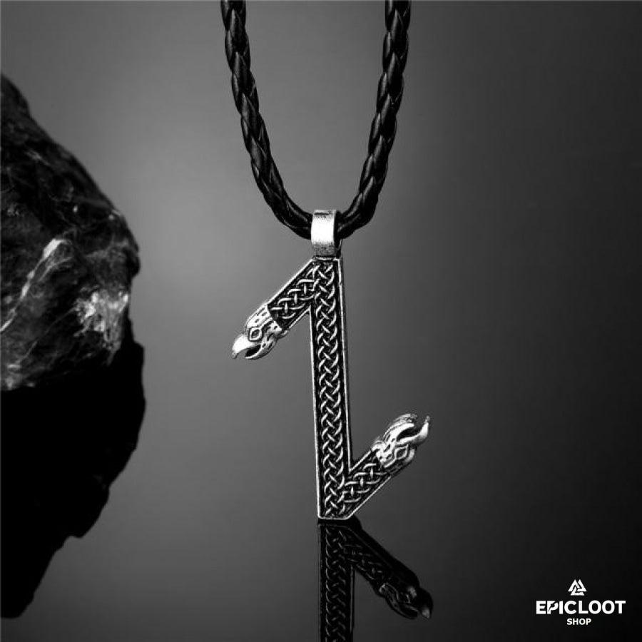 Viking Nordic Rune Pendant - Stainless steel