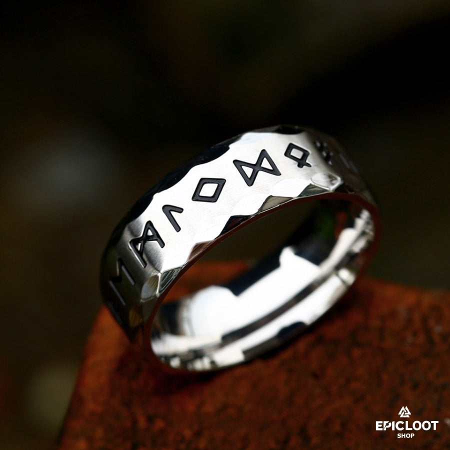 Viking Nordic Runes Ring
