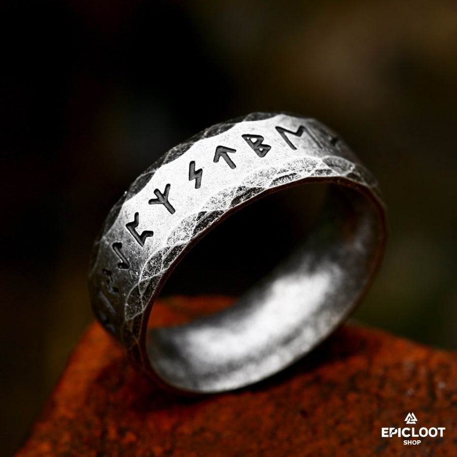 Viking Nordic Runes Ring