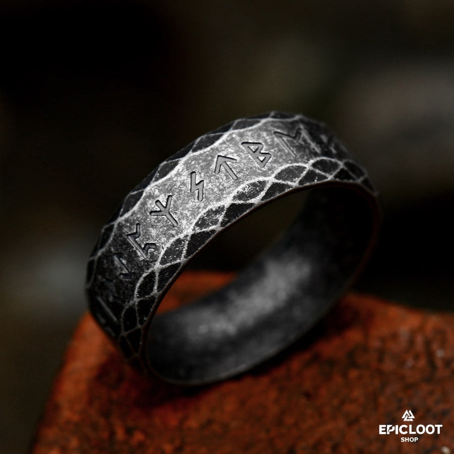 Viking Nordic Runes Ring
