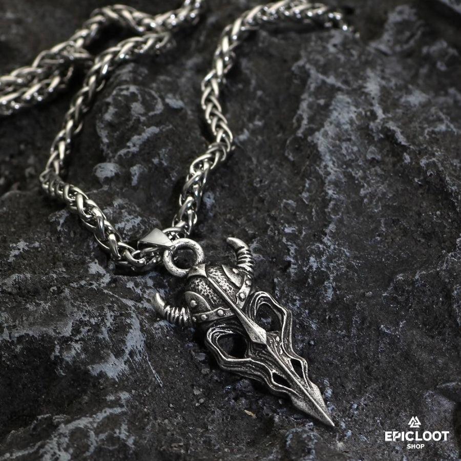 Viking Odin Necklace - Viking Necklace - Detailed View | Epic Loot Shop