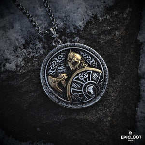 Collana con Ciondolo Guerriero Vichingo