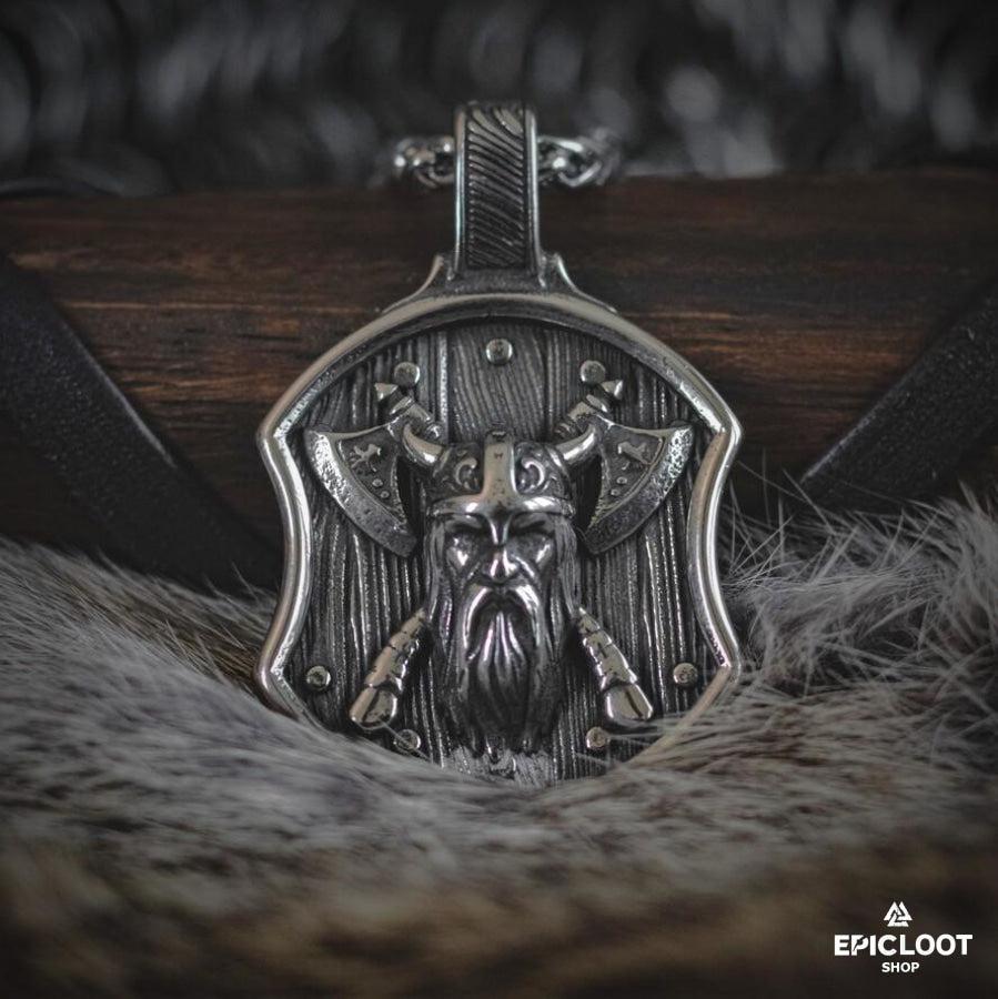Viking Warrior Shield Necklace