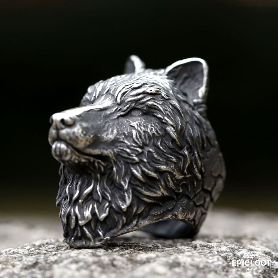 Viking Wolf Ring