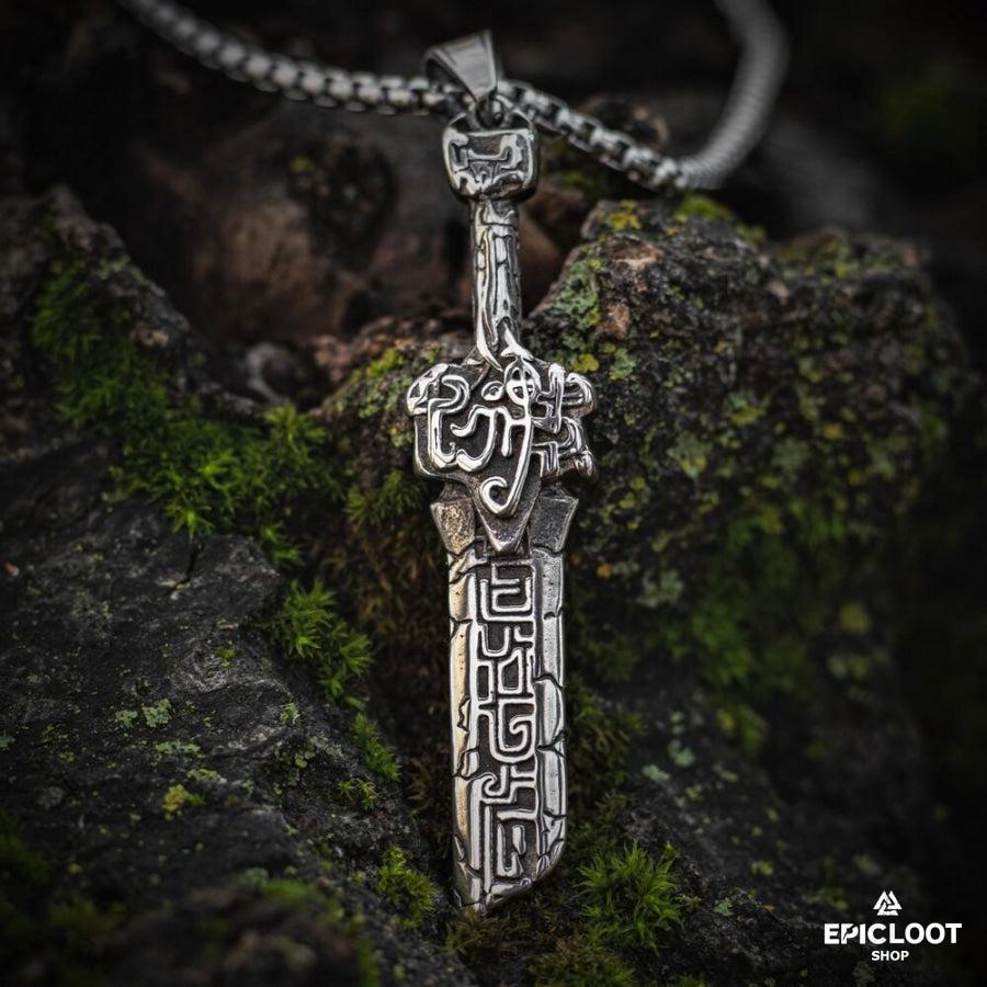 Warrior Broken Sword Necklace