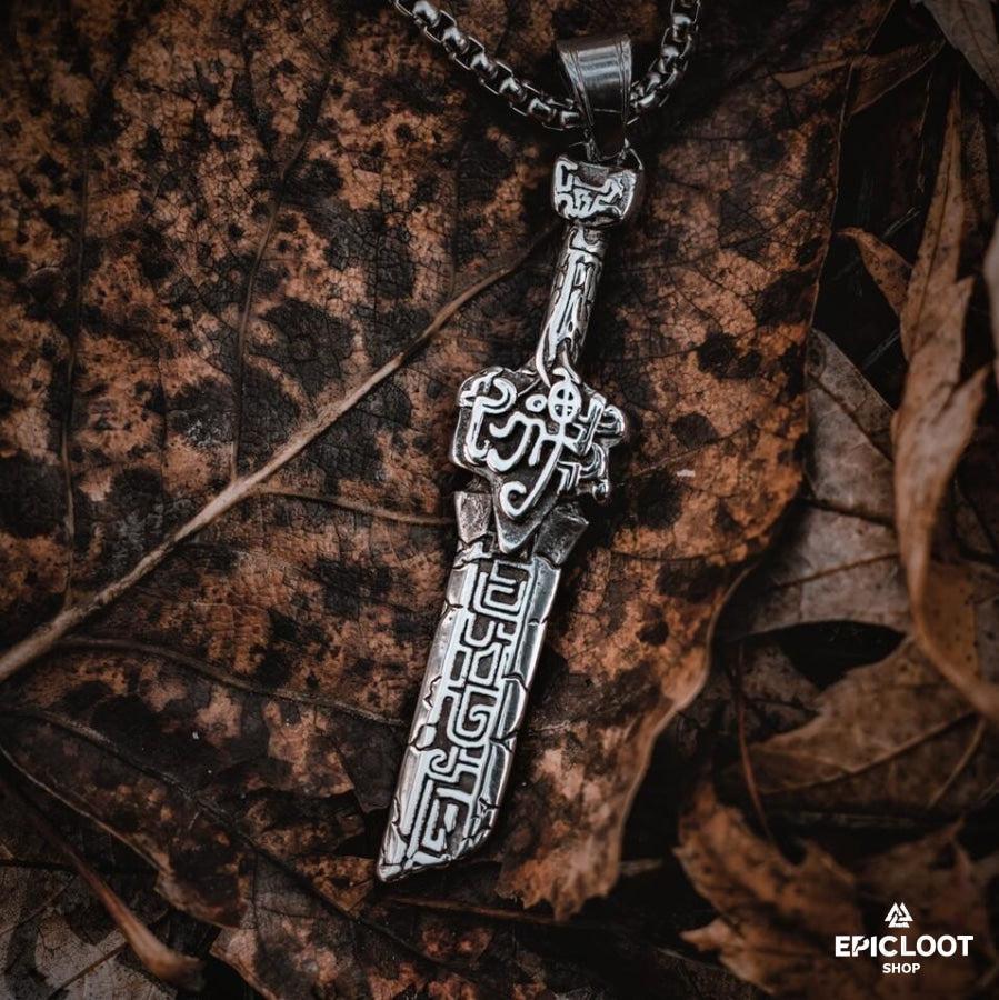Warrior Broken Sword Necklace