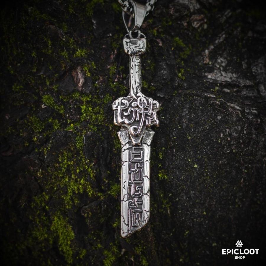 Warrior Broken Sword Necklace