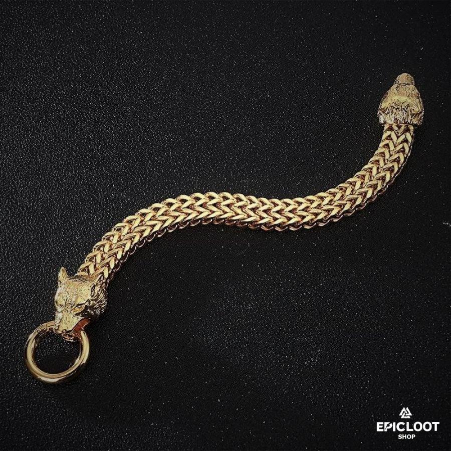 Wolves Head Bracelet