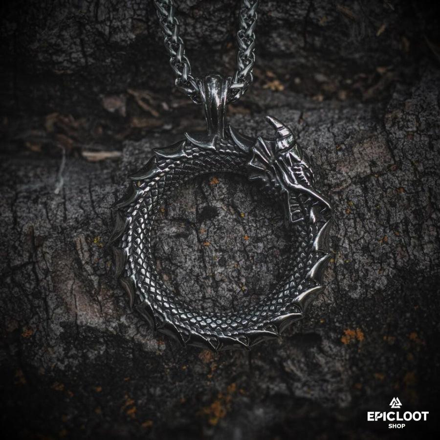 World Serpent Jormungandr Necklace