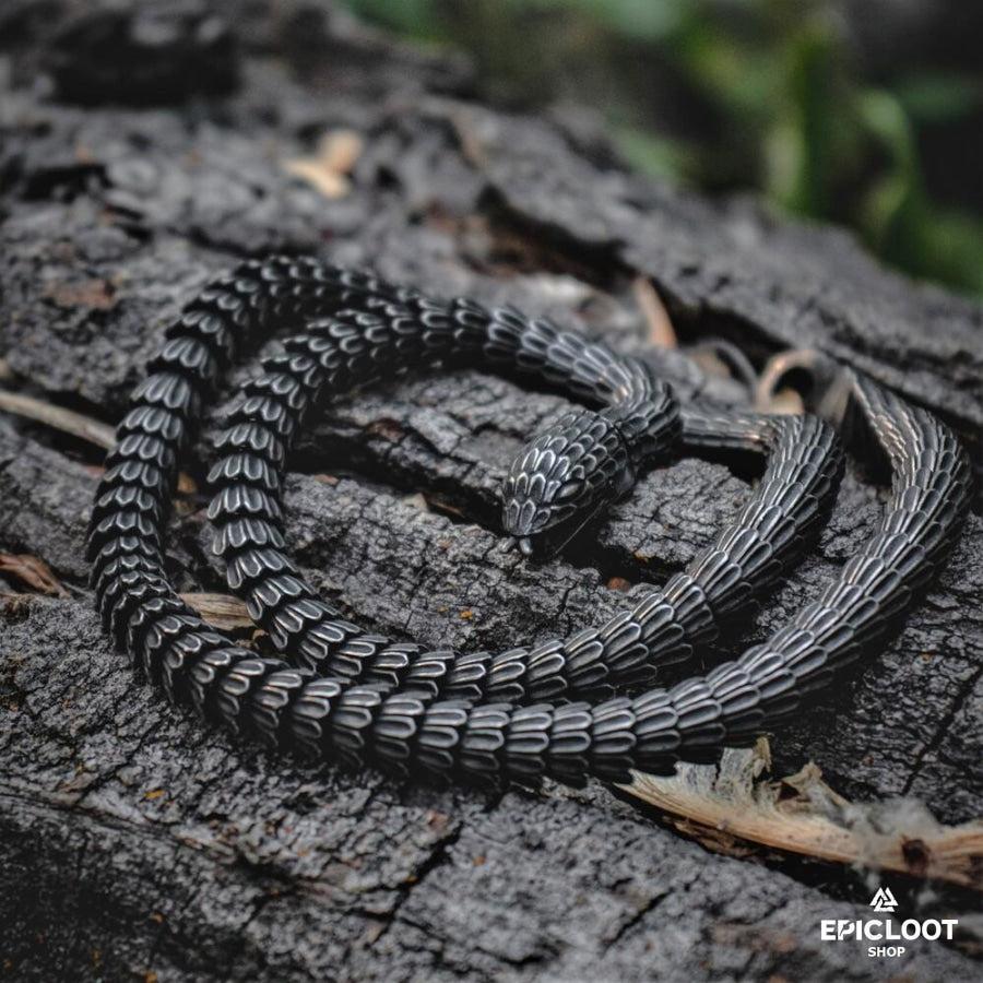 World Serpent Jormungandr Snake Necklace