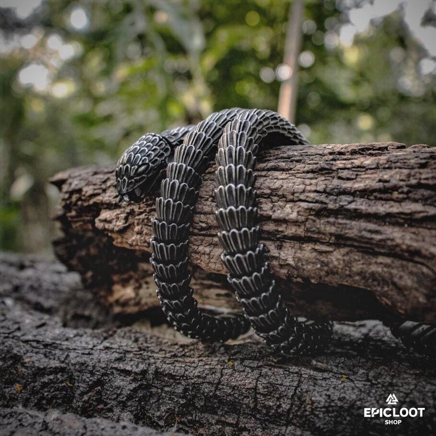 World Serpent Jormungandr Snake Necklace