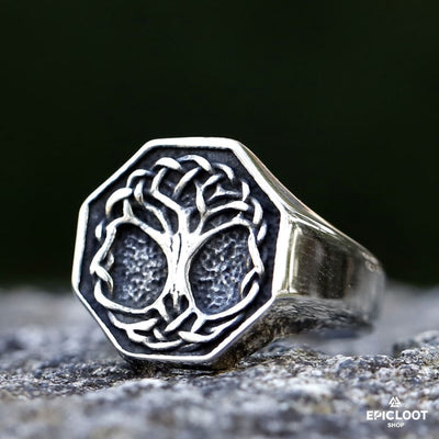 Yggdrasil Tree Viking Ring