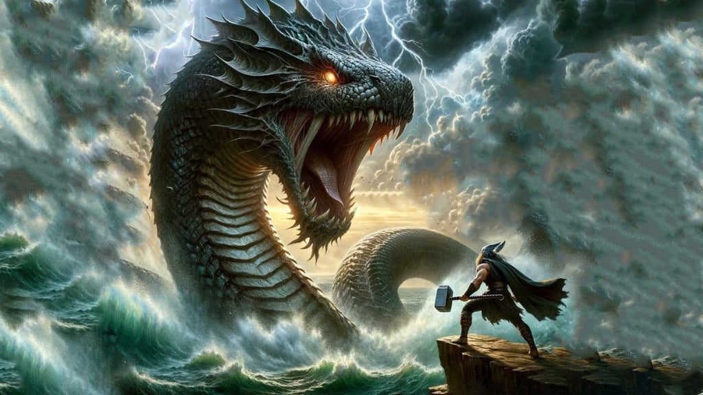 Jörmungandr: The Untold Story of The Epic Sea Serpent Destined to Battle Thor in Norse Mythology